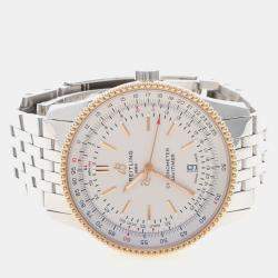 Pre Owned Breitling Navitimer U17326 Automatic Rose Gold Stainless Steel Men's Wristwatch 41.5 mm