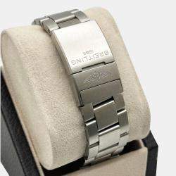 Pre Owned Breitling Avenger B01 AB0182 Automatic Grey Stainless Steel Men's Wristwatch 45 mm