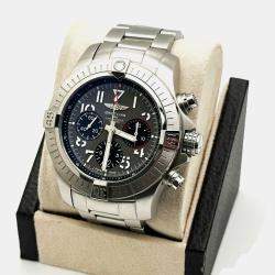 Pre Owned Breitling Avenger B01 AB0182 Automatic Grey Stainless Steel Men's Wristwatch 45 mm