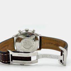 Pre Owned Breitling Navitimer 1884 A21350 Automatic Black Stainless Steel Men's Wristwatch 45 mm