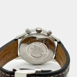 Pre Owned Breitling Navitimer 1884 A21350 Automatic Black Stainless Steel Men's Wristwatch 45 mm