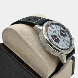 Pre Owned Breitling Top Time B01 Triumph AB0176 Automatic Ice Blue Stainless Steel Unisex Wristwatch 41 mm