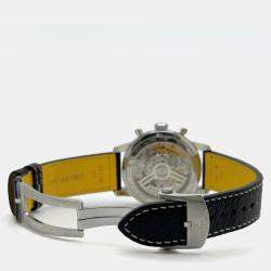Pre Owned Breitling Top Time B01 Triumph AB0176 Automatic Ice Blue Stainless Steel Unisex Wristwatch 41 mm