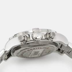 Pre Owned Breitling Avenger ll Chronograph A1338111/SC32 Black Dial Stainless Steel Men's Wristwatch 43 mm