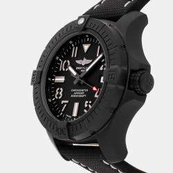Pre Owned Pre-Owned Breitling Avenger Seawolf Night Mission V17319101B1X2 Black Automatic Titanium Men's Wristwatch 45 mm