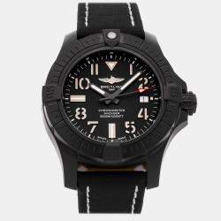 Pre Owned Pre-Owned Breitling Avenger Seawolf Night Mission V17319101B1X2 Black Automatic Titanium Men's Wristwatch 45 mm