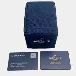 Pre Owned Pre-Owned Breitling Chronomat U10380591A1U1 Silver Automatic 18k Rose Gold Stainless Steel Men's Wristwatch 36 mm