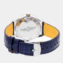 Pre Owned Pre-Owned Breitling Navitimer A17395161C1P2 Blue Automatic Stainless Steel Men's Wristwatch 35 mm