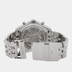Pre Owned Breitling Bentley A44362 Automatic Brown Stainless Steel Men's Wristwatch 49 mm