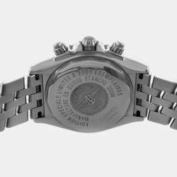 Pre Owned Breitling Chronomat Blackbird A44360 Automatic Black Stainless Steel Men's Wristwatch 44 mm