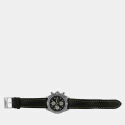 Pre Owned Breitling Galactic A13364 Automatic Black Stainless Steel Men's Wristwatch 44 mm