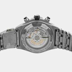 Pre Owned Breitling Super Chronomat A13340 Automatic Black Stainless Steel Men's Wristwatch 44 mm