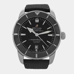 Pre Owned Breitling Superocean Heritage AB2020121B1S1 Automatic Black Stainless Steel Men's Wristwatch 46 mm