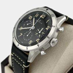 Pre Owned Breitling Aviator 8 AVI Re-Edition AB0920 Manual Winding Black Stainless Steel Men's Wristwatch 41 mm