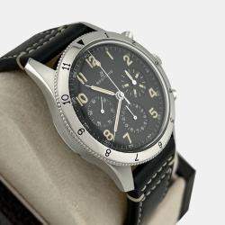 Pre Owned Breitling Aviator 8 AVI Re-Edition AB0920 Manual Winding Black Stainless Steel Men's Wristwatch 41 mm