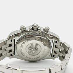 Pre Owned Breitling Chronomat 44 B01 AB0110 Automatic Blue Stainless Steel Men's Wristwatch 44 mm