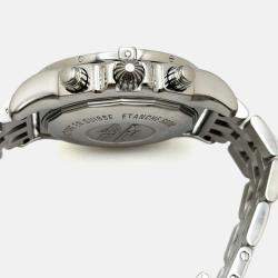 Pre Owned Breitling Chronomat 44 B01 AB0110 Automatic Blue Stainless Steel Men's Wristwatch 44 mm