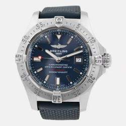 Pre Owned Breitling Avenger Seawolf A17330 Automatic Stainless Steel Men's Wristwatch 45 mm