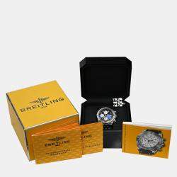 Pre Owned Breitling Chronomat Evolution A13356 Automatic Stainless Steel Men's Wristwatch 44 mm