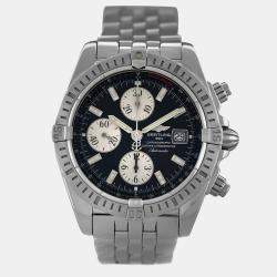 Pre Owned Breitling Chronomat Evolution A13356 Automatic Stainless Steel Men's Wristwatch 44 mm
