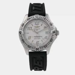 Pre Owned Breitling Colt A17350 Automatic White Dial Stainless Steel Men's Wristwatch 38 mm