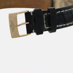 Pre Owned Breitling Crosswind K13055 Automatic Chronograph 18K Rose Gold Men's Wristwatch 43 mm