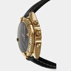 Pre Owned Breitling Crosswind K13055 Automatic Chronograph 18K Rose Gold Men's Wristwatch 43 mm