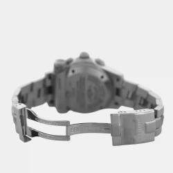 Pre Owned Breitling Emergency B73321 Quartz Stainless Steel Men's Wristwatch 44 mm