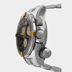 Pre Owned Breitling Emergency B73321 Quartz Stainless Steel Men's Wristwatch 44 mm