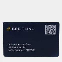 Pre Owned Breitling Superocean Heritage A13313 Automatic Stainless Steel Men's Wristwatch 44 mm