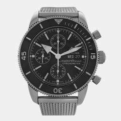 Pre Owned Breitling Superocean Heritage A13313 Automatic Stainless Steel Men's Wristwatch 44 mm