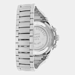 Pre Owned Breguet Transatlantique Type XXI Flyback 3810ST/92/SZ9 Automatic Black Dial Stainless Steel Men's Wristwatch 42 mm