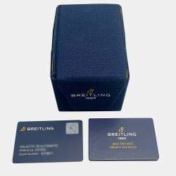 Pre Owned Breitling Avenger GMT A24315101C1X2 Automatic Chronograph Blue Dial Stainless Steel Men's Wristwatch 45mm