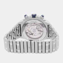 مملوكة مسبقًا ساعة يد رجالية بريتلينغ سوبر كرونومات B01 AB0136161C1A1 أوتوماتيك زرقاء فولاذ مقاوم للصدأ مستعملة 44 ملم