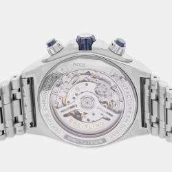 مملوكة مسبقًا ساعة يد رجالية بريتلينغ سوبر كرونومات B01 AB0136161C1A1 أوتوماتيك زرقاء فولاذ مقاوم للصدأ مستعملة 44 ملم