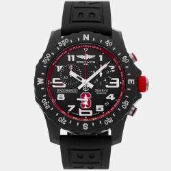 Pre Owned ساعة يد رجالية بريتلينغ إندورانس برو "جامعة ستانفورد X823109C1B1S1" كوارتز بريتلايت سوداء مملوكة مسبقًا 44 ملم