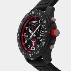 Pre Owned ساعة يد رجالية بريتلينغ إندورانس برو "جامعة ستانفورد X823109C1B1S1" كوارتز بريتلايت سوداء مملوكة مسبقًا 44 ملم