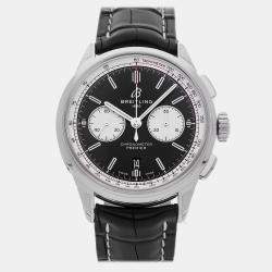 Pre Owned ساعة يد بريتلينغ بريمير B01 كرونوغراف AB0118371B1P2 أوتوماتيكية 42 مم مستعملة