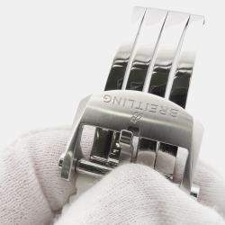 مملوكة مسبقًا Breitling Chronomat AB0136A71A1S1 Automatic White Stainless Steel  Men's Wristwatch 44 mm