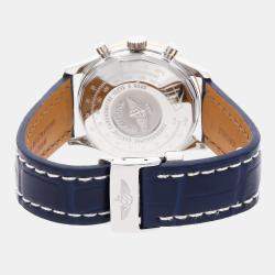 Pre Owned Breitling Navitimer D2332212/G534 Automatic Chronograph Silver Dial Stainless Steel Men's Wristwatch 41mm