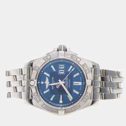 مملوكة مسبقًا Breitling Galactic A49350 Automatic Blue Stainless Steel Men's Wristwatch 41 mm