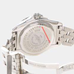 مملوكة مسبقًا Breitling Galactic A49350 Automatic Blue Stainless Steel Men's Wristwatch 41 mm