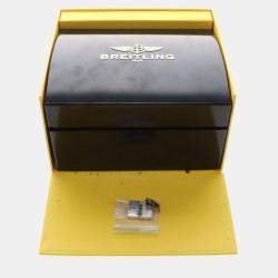 مملوكة مسبقًا Breitling Galactic A49350 Automatic Blue Stainless Steel Men's Wristwatch 41 mm