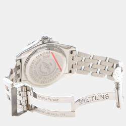 مملوكة مسبقًا Breitling Galactic A49350 Automatic Blue Stainless Steel Men's Wristwatch 41 mm