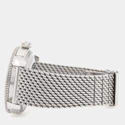 مملوكة مسبقًا ساعة يد رجالية بريتلينغ سوبرأوشن هيريتاج AB2010 أوتوماتيكية باللون الأسود من الفولاذ المقاوم للصدأ 42 ملم