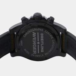 مملوكة مسبقًا ساعة يد رجالية بريتلينغ أفينجر XB1210E4/BE89 أوتوماتيكية ضوء مشرق أسود 50 ملم