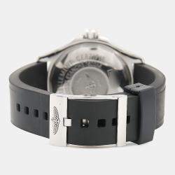 مملوكة مسبقًا ساعة يد رجالية بريتلينغ سوبر أوشن A17364 أوتوماتيك ستانلس ستيل سوداء 42 مم