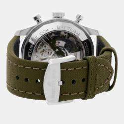 مملوكة مسبقًا ساعة بريتلينغ آفياتور 8 B01 كرونوجراف AB01192A1L1X1 أوتوماتيكية 43 مم مستعملة