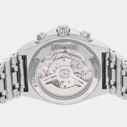 Pre Owned ساعة يد رجالية بريتلينغ كرونومات AB0134101G1A1 أوتوماتيكية فضية ستانلس ستيل 42 ملمي مستعملة