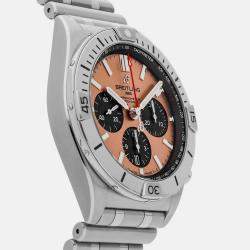 Pre Owned ساعة بريتلينغ كرونومات B01 AB0134101K1A1 مستعملة